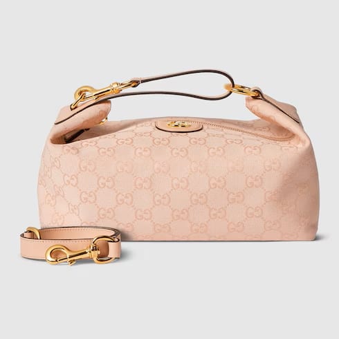 Gucci Vanity medium top handle bag in Pink
